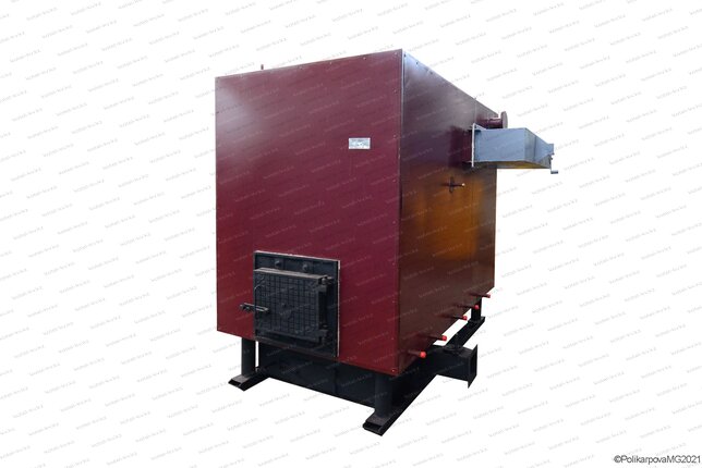Котел 0.6 МВт работающий без дымососа