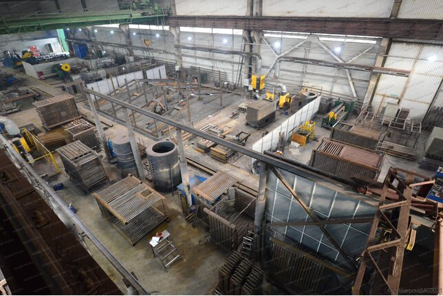 Газовый котел 600 кВт производство