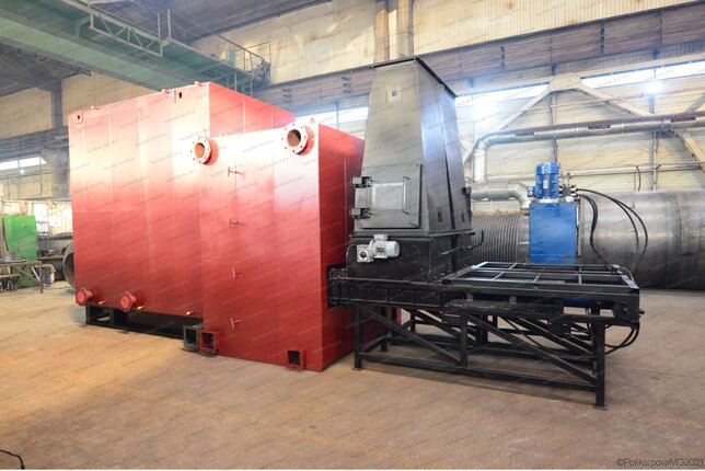 Котел 3000 кВт на опилках и щепе твердотопливный