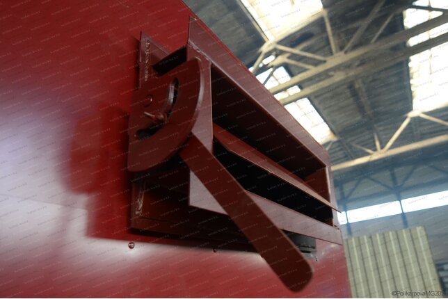 Шибер газохода к твердотопливному котлу 750 кВт