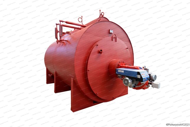 Котел паровой 1.2 тонны 170 С на газе